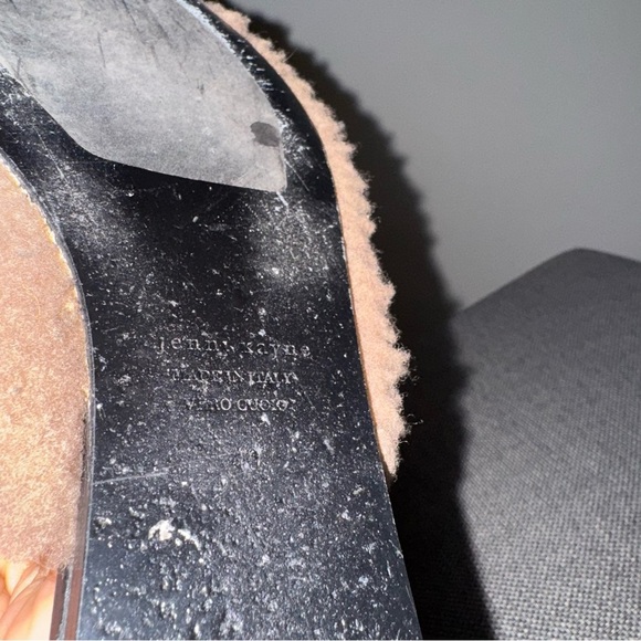 Jenni Kayne Tan Fuzzy Shearling Mules | Very Good Condition - Picture 11 of 11